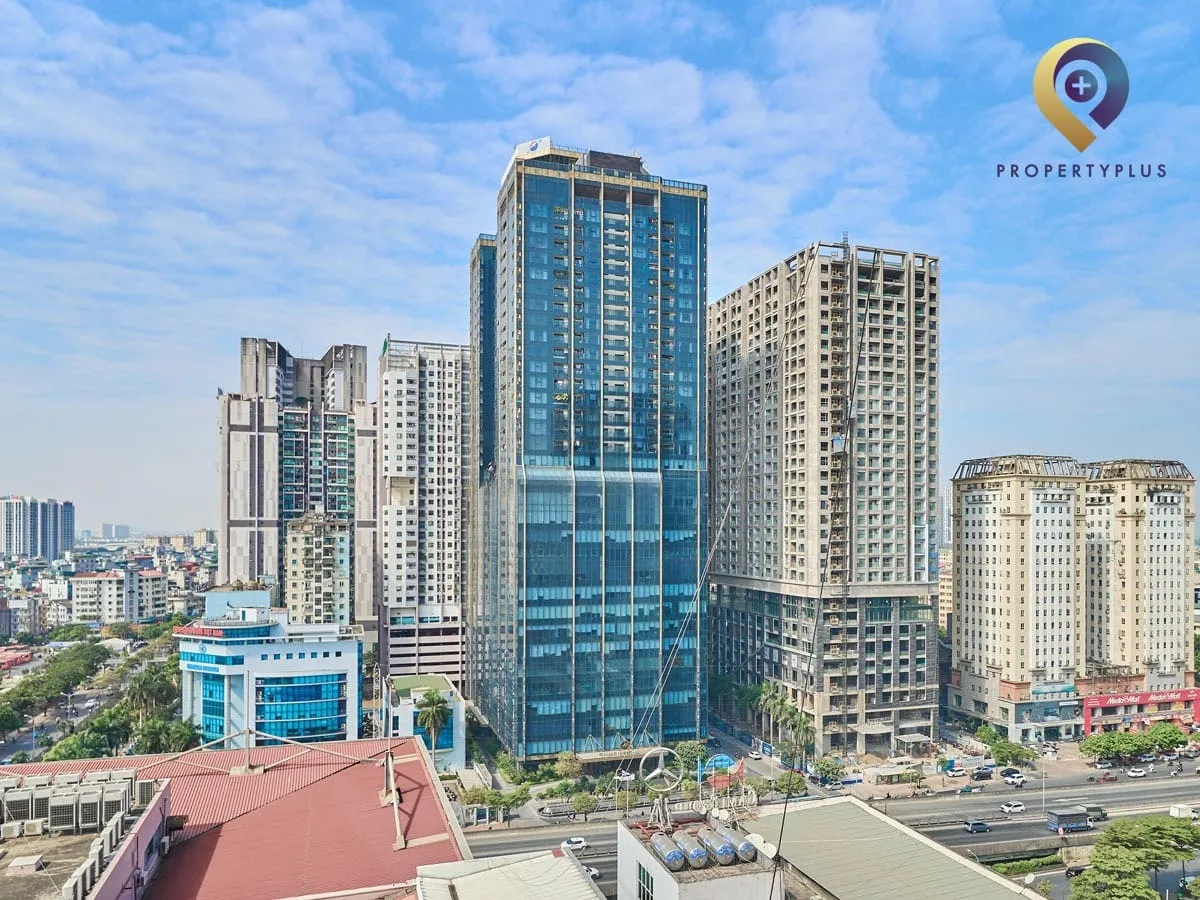 Toàn cảnh tòa nhà Sunshine Center nổi bật tại Nam Từ Liêm, Hà Nội